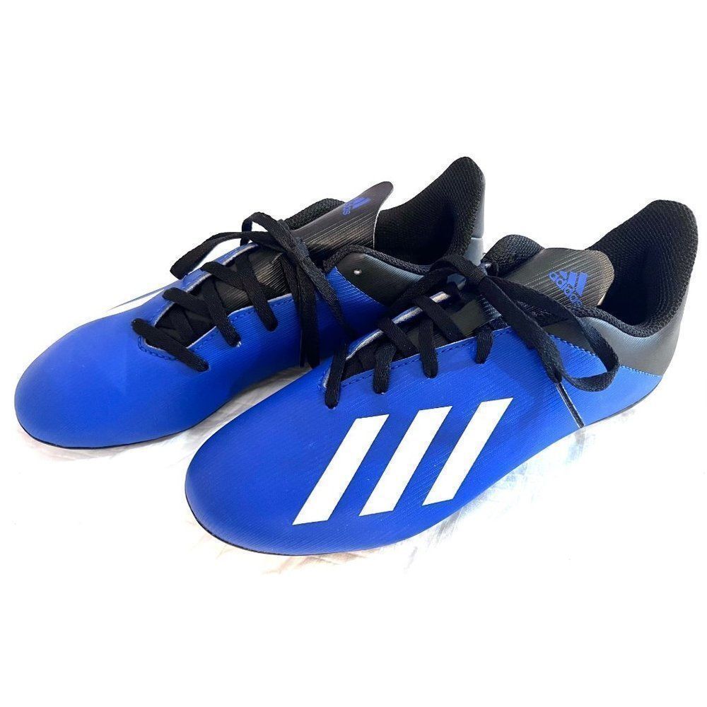 Adidas Youth 4.5 Blue and White Soccer Cleats NEW‎